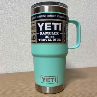 海外限定モデル・新品】YETI ランブラー トラベルマグ20oz シーフォーム-