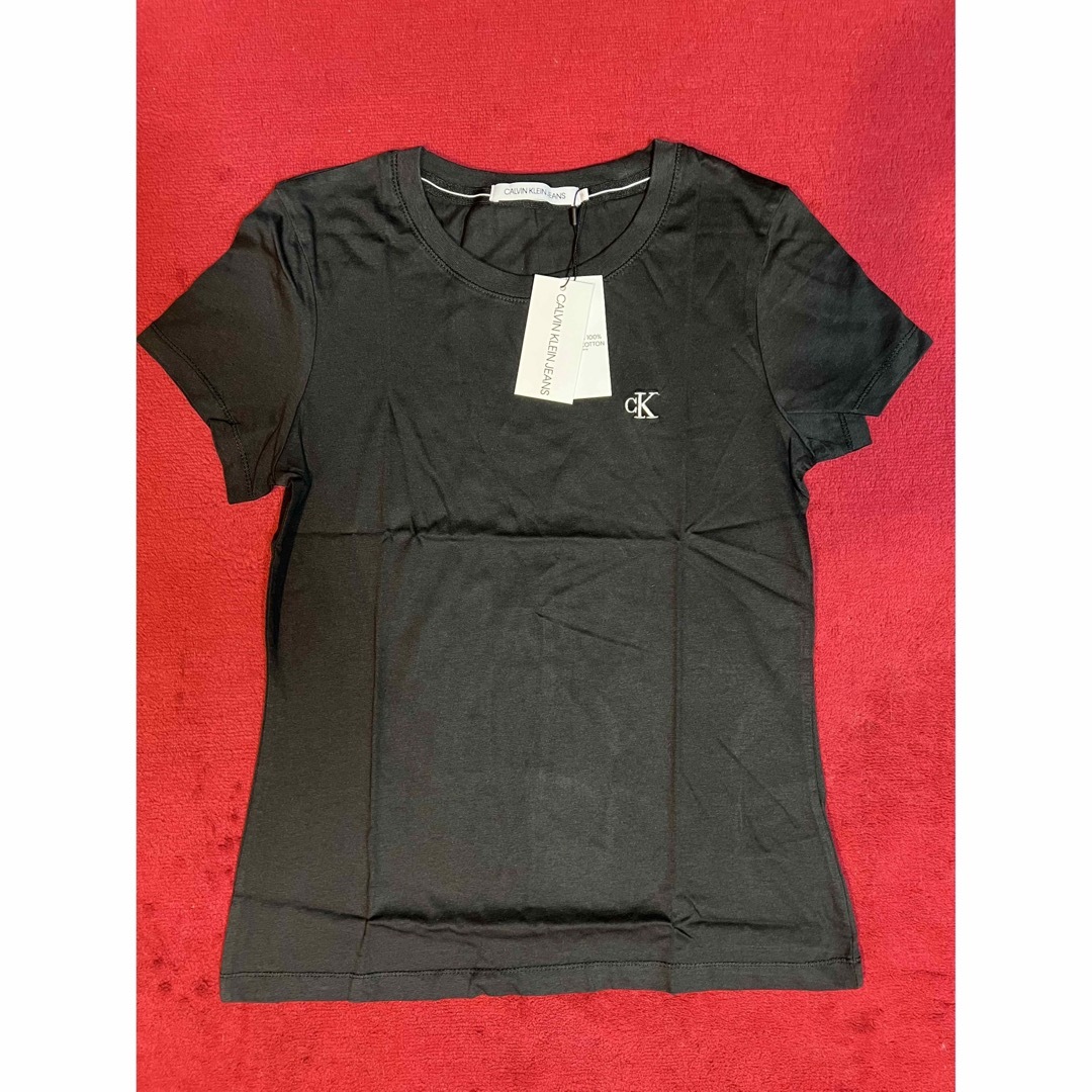 Calvin Klein(カルバンクライン)のXSサイズ Calvin KleinオーガニックコットンTシャツ レディースのトップス(Tシャツ(半袖/袖なし))の商品写真