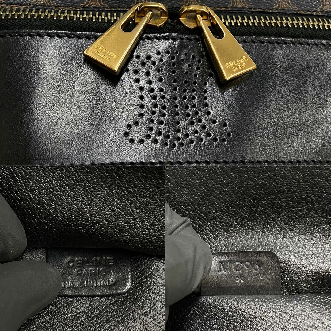 celine - 極 美品 CELINE セリーヌ マカダム ブラゾン ロゴ レザー 本 celine - 極 美品 CELINE セリーヌ マカダム ブラゾン ロゴ レザー 本