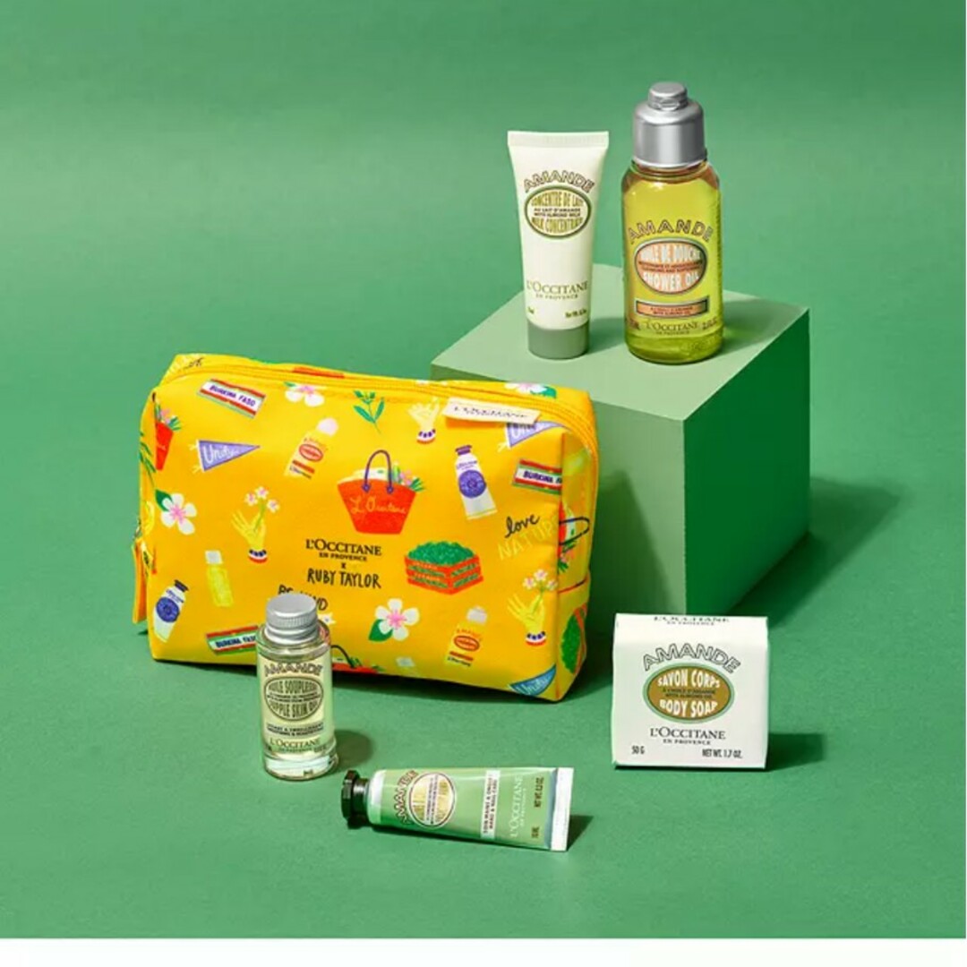 L'OCCITANE(ロクシタン)の【新品】ロクシタン - アーモンド ディスカバリー コレクション コスメ/美容のボディケア(ボディソープ/石鹸)の商品写真