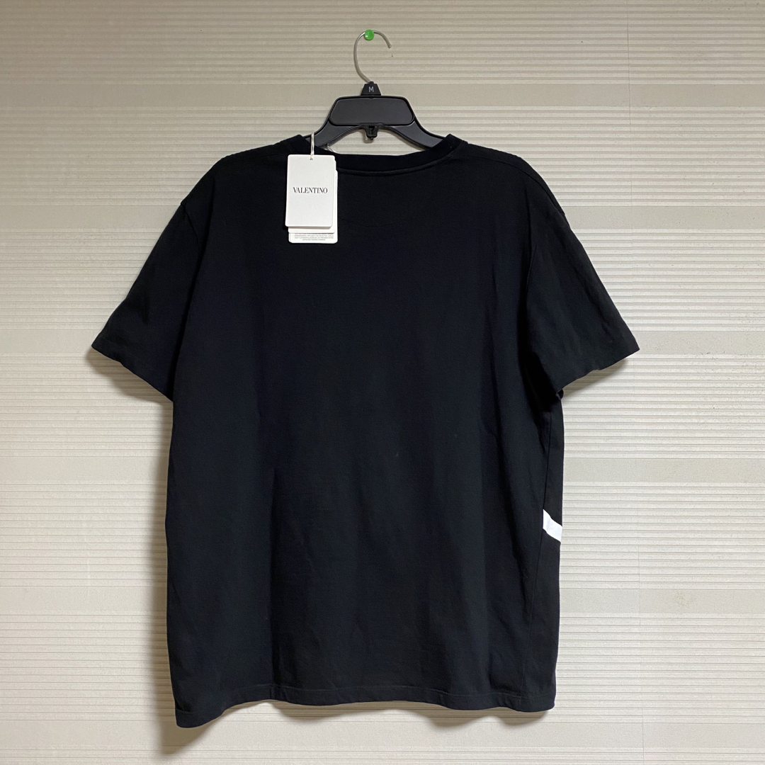 美品 本物 正規品 ヴァレンティノ メンズ Tシャツ Vロゴ 黒 XXL