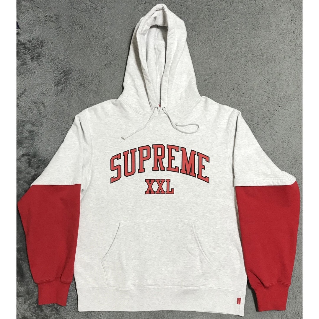 Mカラーsupreme アーチロゴパーカー