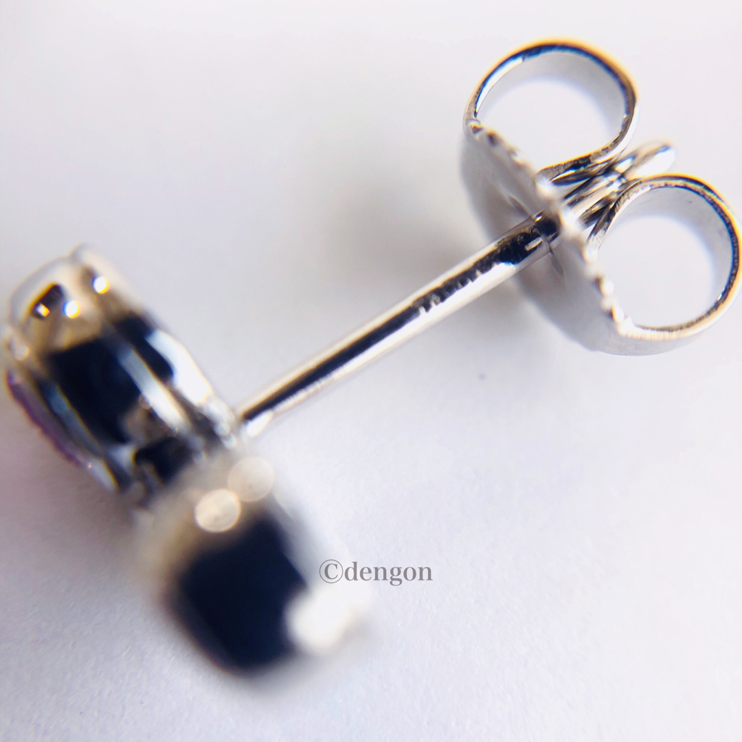 ティファニー バブルピアス ピンクサファイア&ダイヤモンド プラチナ