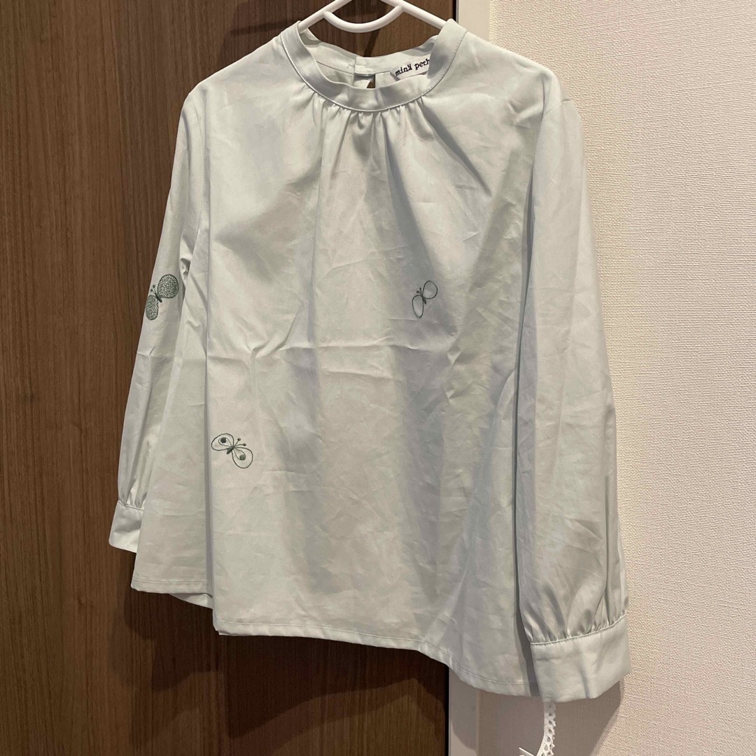 mina perhonen(ミナペルホネン)の新品タグ付き★ミナペルホネン★120 キッズ/ベビー/マタニティのキッズ服女の子用(90cm~)(ブラウス)の商品写真