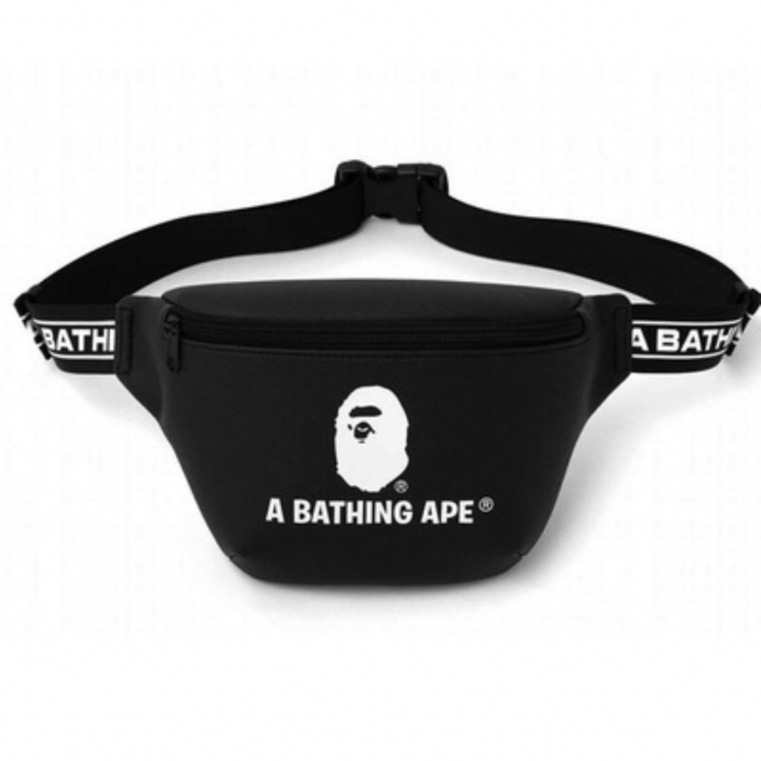 A BATHING APE(アベイシングエイプ)のBAPE◆A BATHING APE／◆レザー調ウエストポーチ◆付録品ノベルティ メンズのバッグ(ウエストポーチ)の商品写真