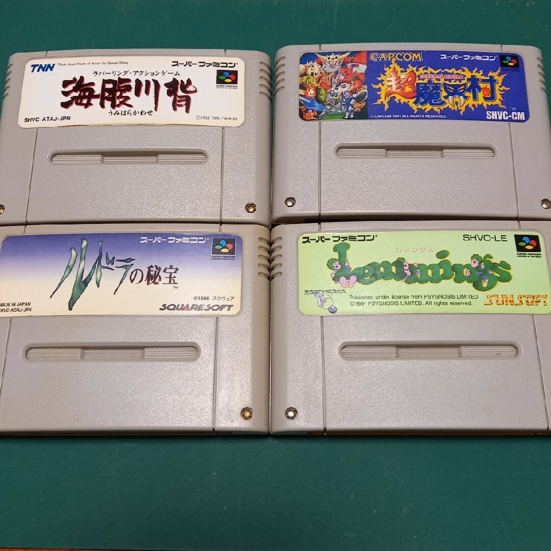 スーパーファミコン　カセット4本セット