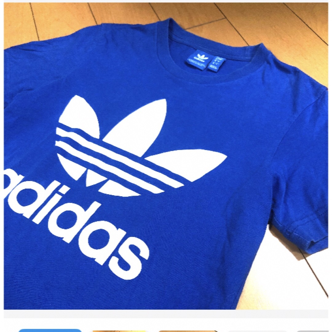 adidas(アディダス)のadidasブルービックロゴコットンT メンズのトップス(Tシャツ/カットソー(半袖/袖なし))の商品写真