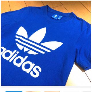 アディダス(adidas)のadidasブルービックロゴコットンT(Tシャツ/カットソー(半袖/袖なし))