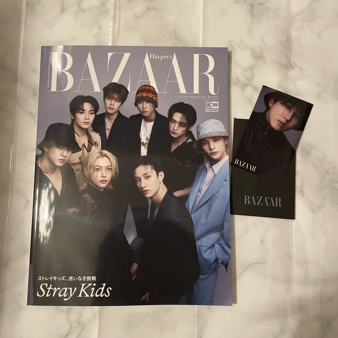 Stray Kids(ストレイキッズ)のStray Kids BAZAAR 特典　トレカ　チャンビン チケットの音楽(K-POP/アジア)の商品写真