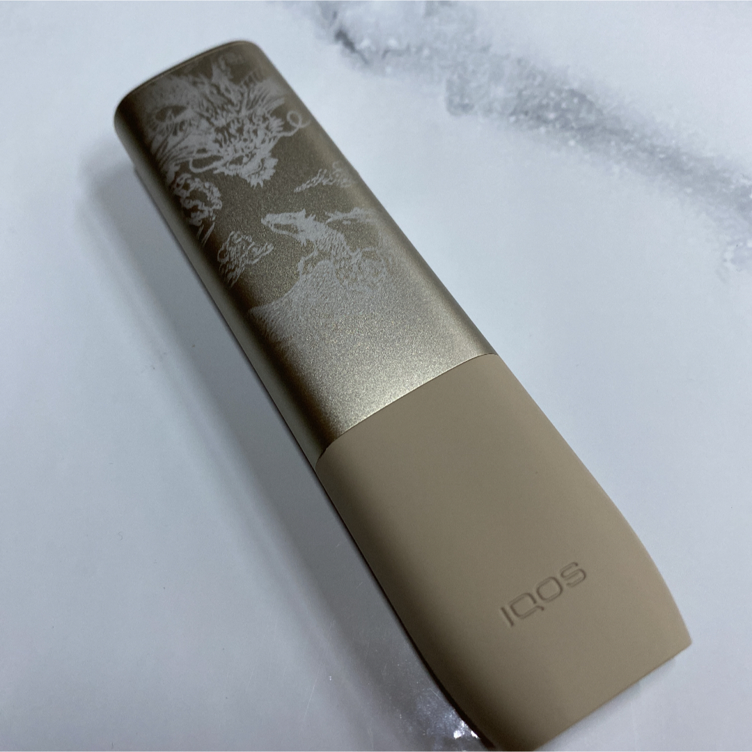 直販最安価格 iQOS ILUMA ONE イルマワン レーザー加工 龍 鳳凰 鯉 滝