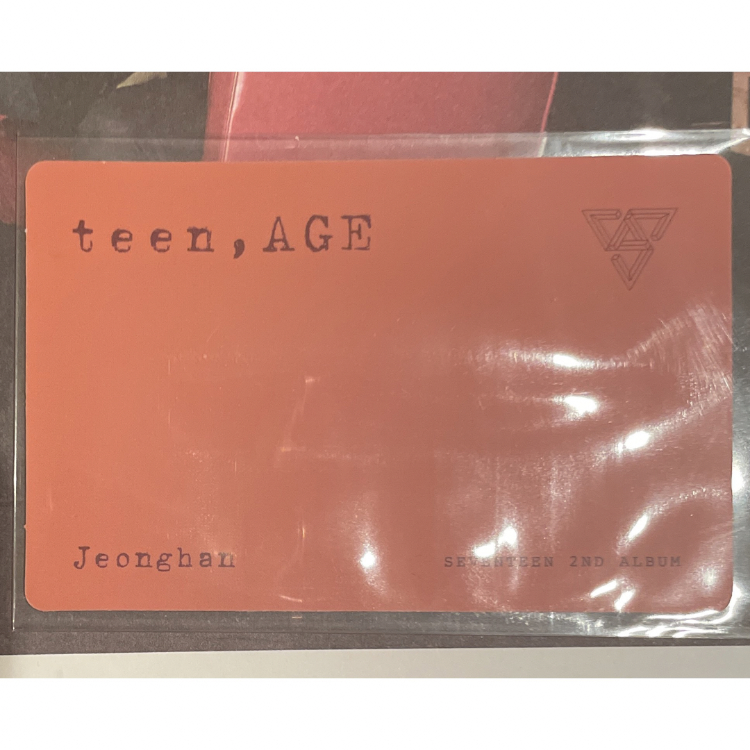 seventeen teen.age ジョンハントレカ、ポスター エンタメ/ホビーのCD(K-POP/アジア)の商品写真