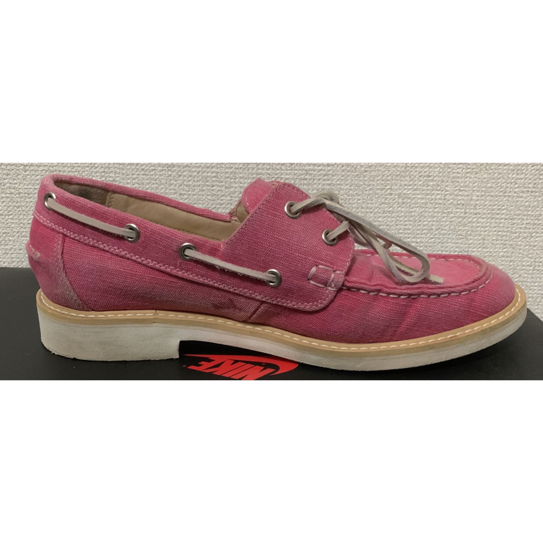 デッキシューズ 26サイズ ピンク系カラー メンズの靴/シューズ(デッキシューズ)の商品写真