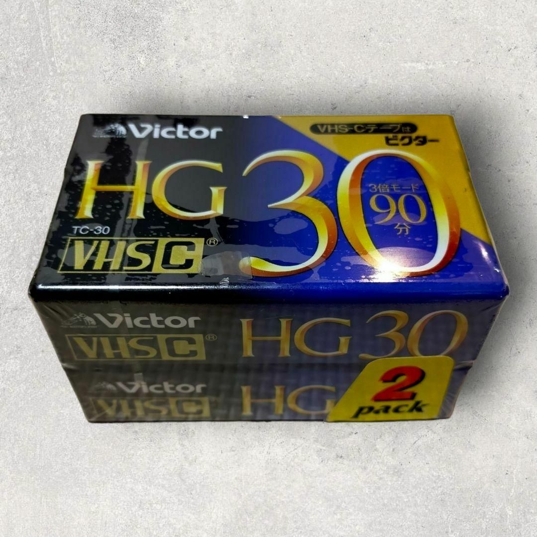 Victor(ビクター)の未使用・未開封 　 VHS-C テープ　HG30 2pack TC-30 スマホ/家電/カメラのオーディオ機器(その他)の商品写真