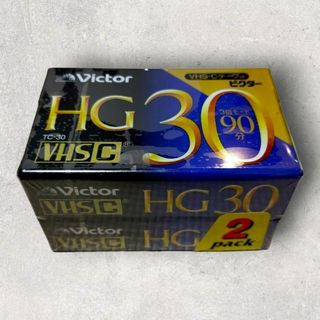 ビクター(Victor)の未使用・未開封 　 VHS-C テープ　HG30 2pack TC-30(その他)