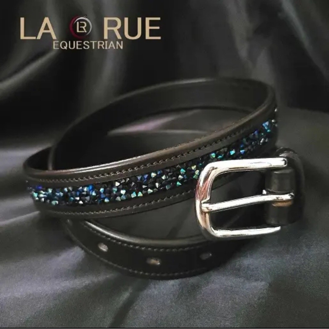LA・RUE ロックストーン ブラウン75 本革 レザーベルト 乗馬用品 馬術-