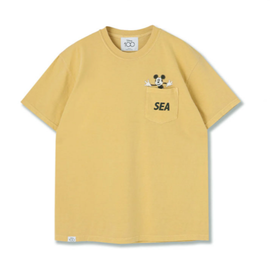 WIND AND SEA MICKEY MOUSE POCKET TEE