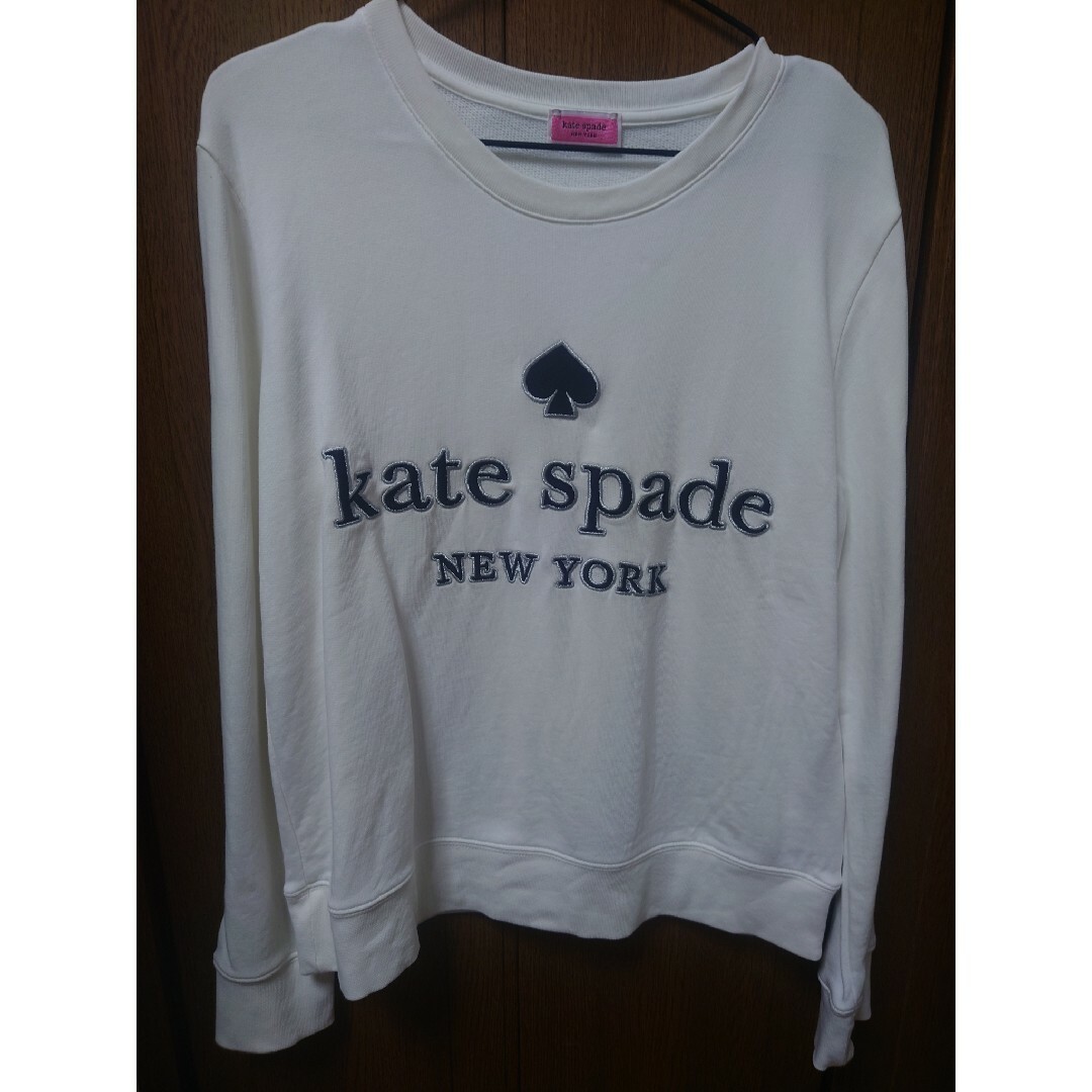 kate spade　ロゴ　トレーナー