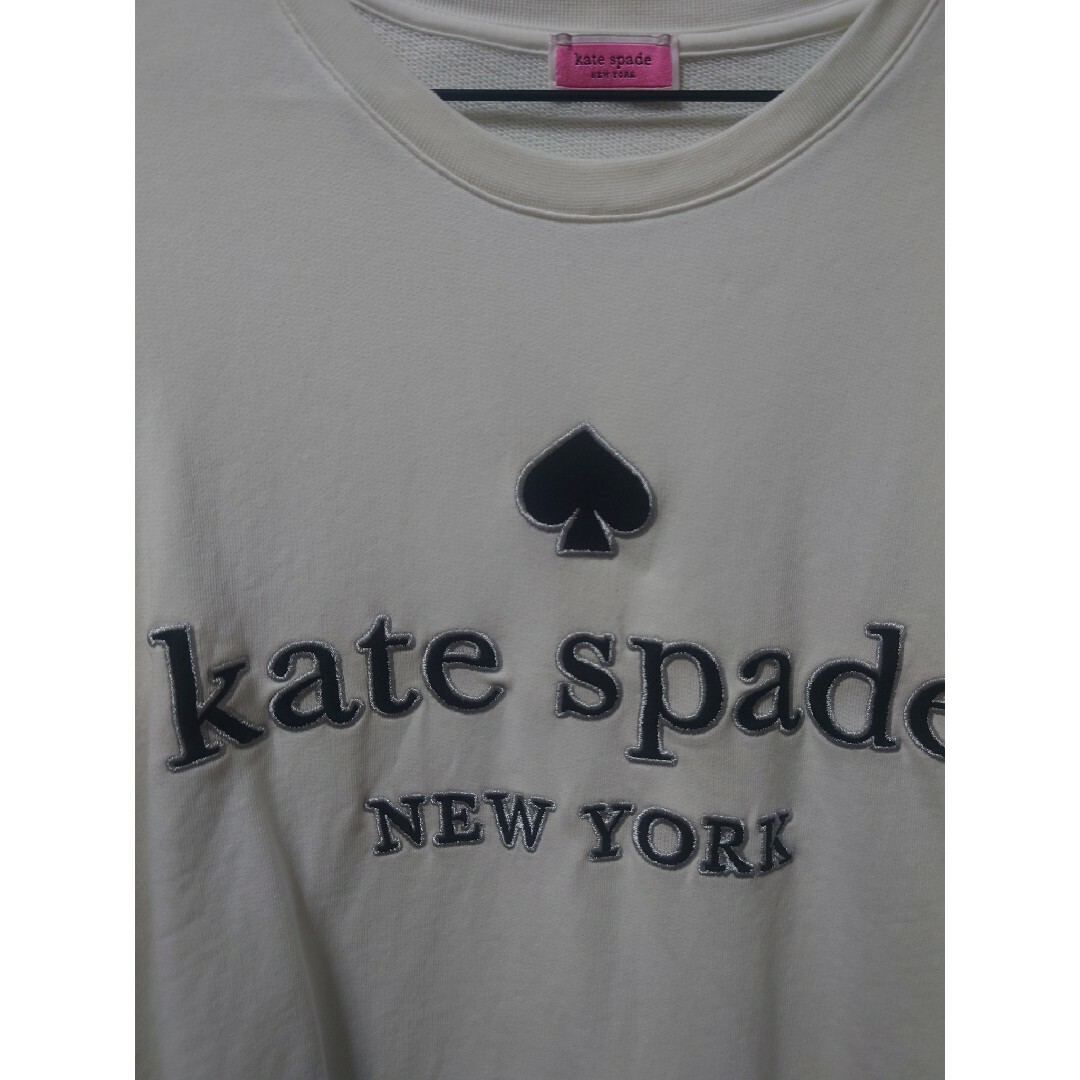 kate spade new york(ケイトスペードニューヨーク)のkate spade　ロゴ　トレーナー レディースのトップス(トレーナー/スウェット)の商品写真
