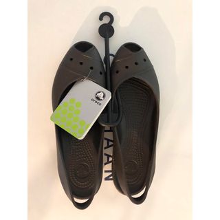 クロックス(crocs)の新品⭐️クロックス　パンプス　ブラウンW９⭐️(ハイヒール/パンプス)