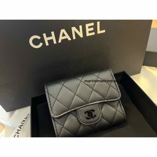 CHANEL - CHANEL so Black 財布 ミニ財布 オールブラックの通販 CHANEL - CHANEL so Black 財布 ミニ財布 オールブラックの通販