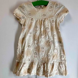 franche lippee black＊がまぐちねこ裾フリル子供用ワンピース