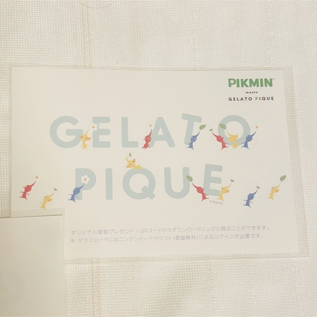 gelato pique(ジェラートピケ)のRaym様【新品】ジェラートピケ　ピクミン　ステッカー 2枚セット エンタメ/ホビーのコレクション(ノベルティグッズ)の商品写真