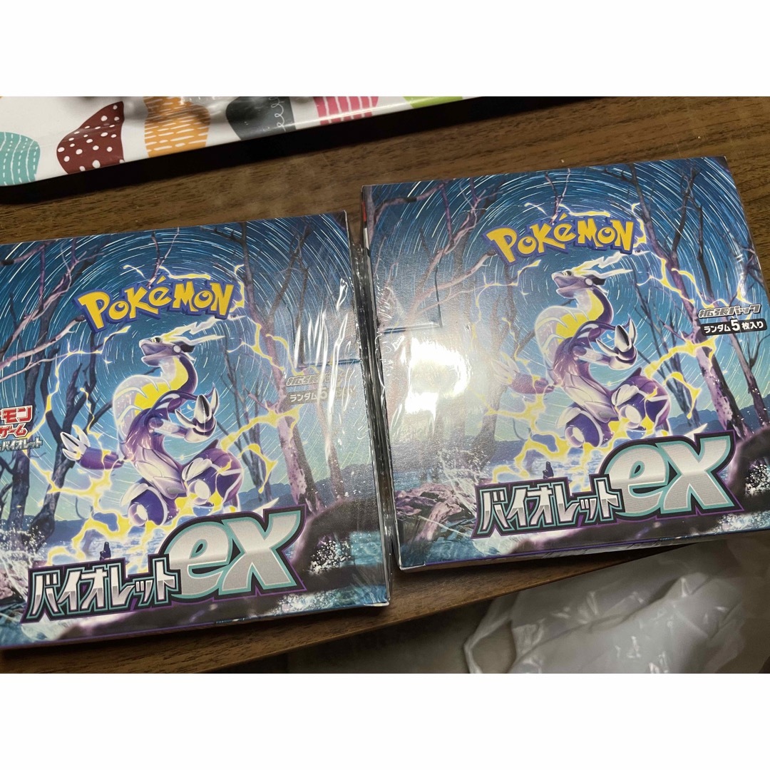 ポケモンカード バイオレットex 2ボックス シュリンク付き-