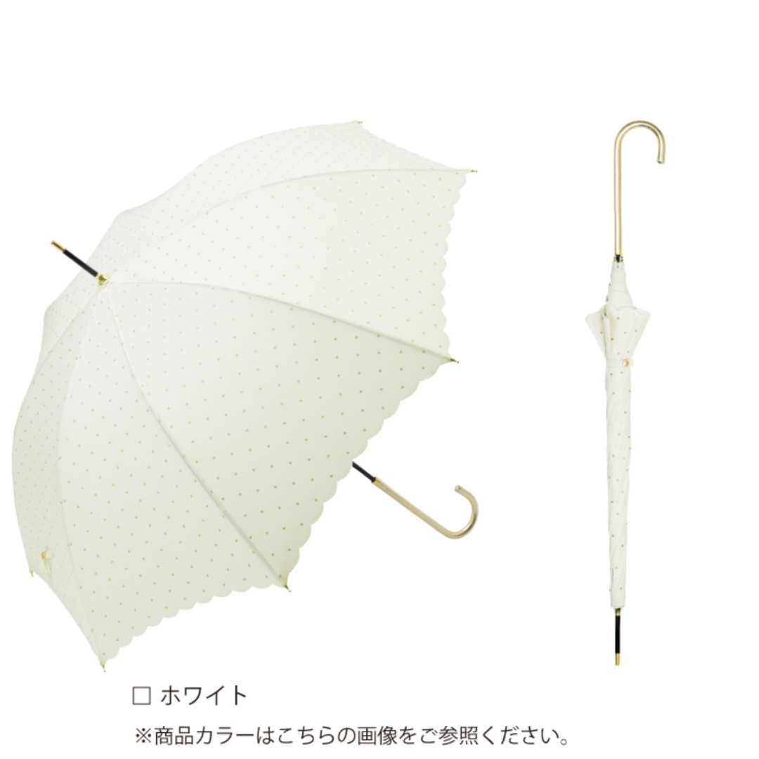 ドッド柄傘　雨傘　晴雨兼用　UVカット レディースのファッション小物(傘)の商品写真