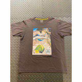 アシックスタイガー(ASICS TIGER)の中古 asics アシックス Tシャツ Lサイズ チャコール(Tシャツ/カットソー(半袖/袖なし))