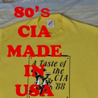 ラッセルアスレティック(Russell Athletic)のCIA 80’ｓ Tシャツ 12838c USA製 ビンテージ 00 90 70(Tシャツ/カットソー(半袖/袖なし))