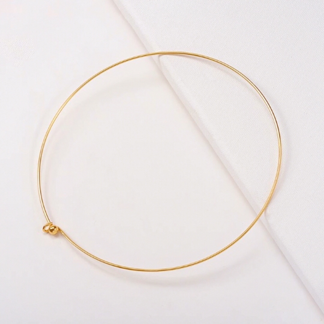 EDIT.FOR LULU(エディットフォールル)の【新品】round form choker / gold レディースのアクセサリー(ネックレス)の商品写真