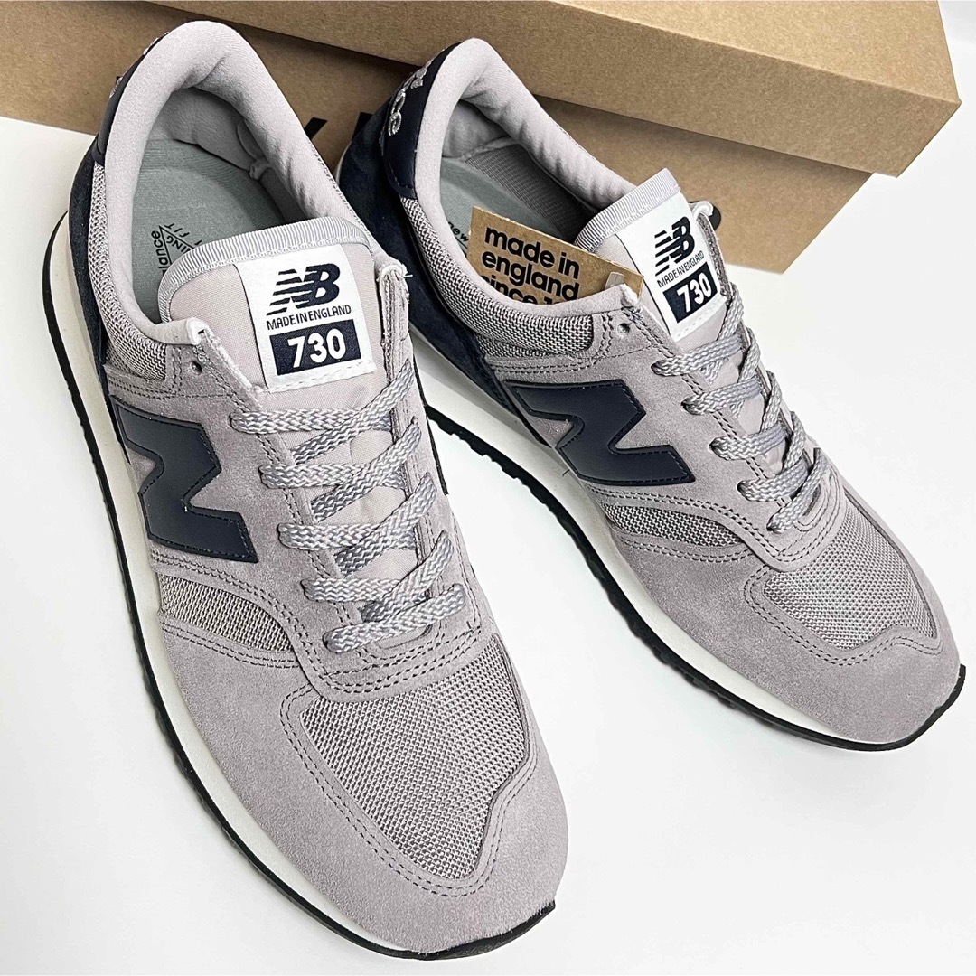 26cm ニューバランス M730 NEW BALANCE 英国製 グレー 紺