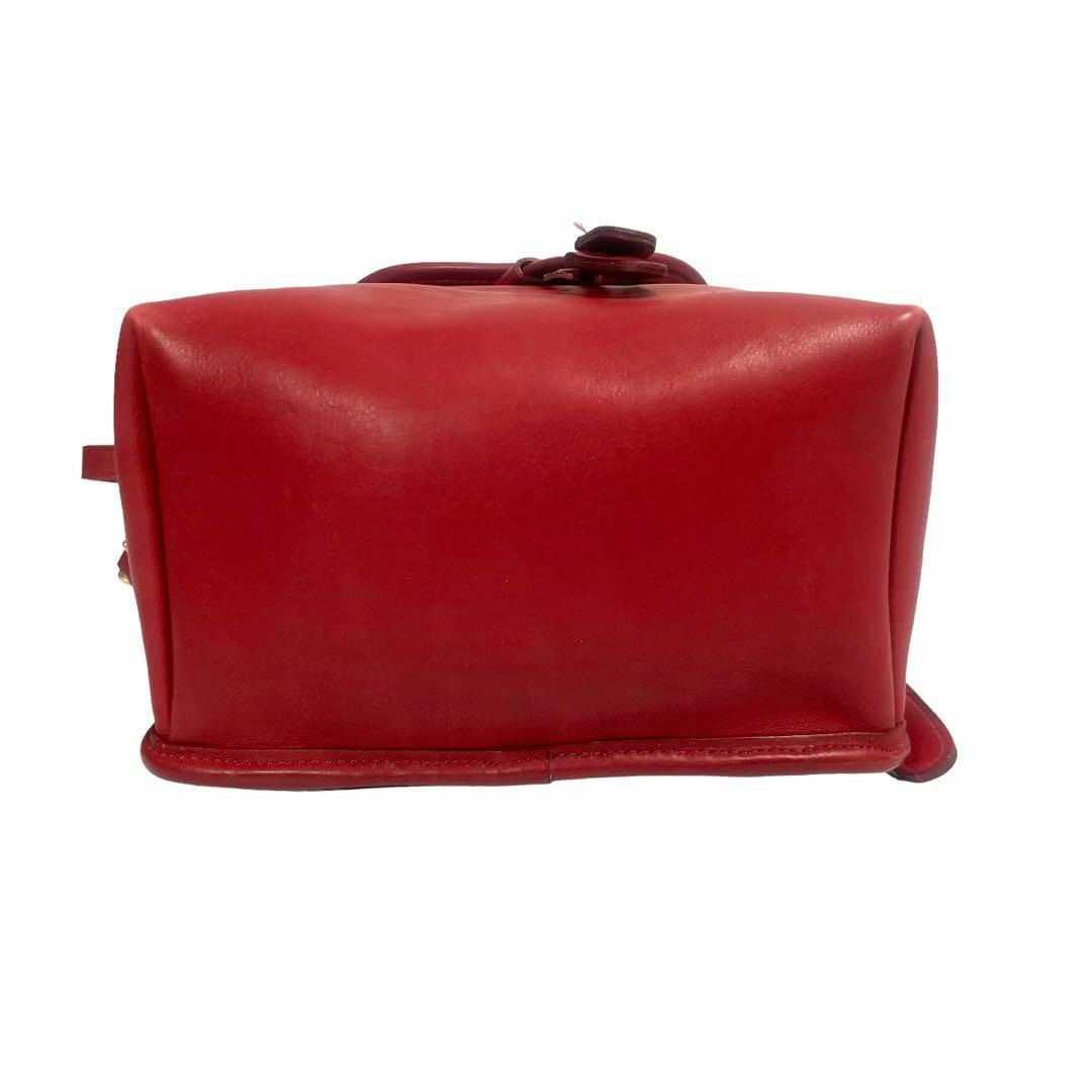 美品✨ COACH コーチ オールド リュック 赤 レッド ターンロック 巾着
