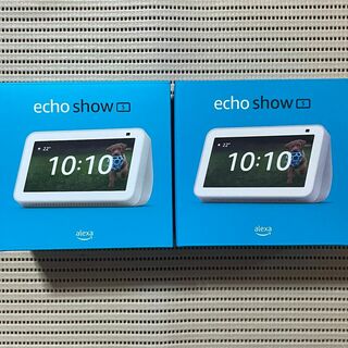 エコー(ECHO)の新品 2個 Echo Show 5 (エコーショー5)第2世代 ホワイト(スピーカー)