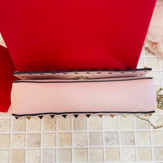 VALENTINO - VALENTINO✩.*˚チェーン ロックスタッズ ショルダーバッグ
