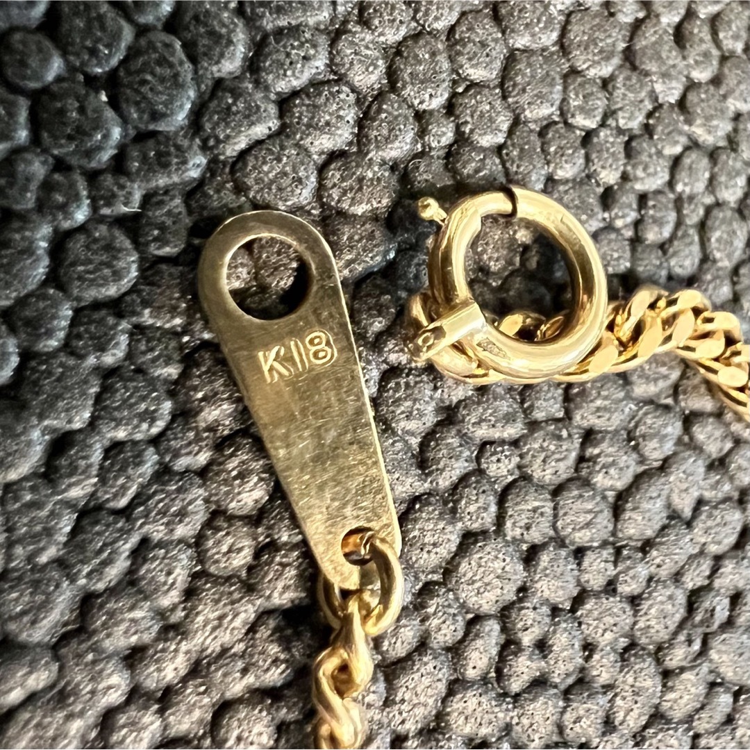 T72108)K18喜平ネックレス ホールマーク750 18金チェーン - ネックレス