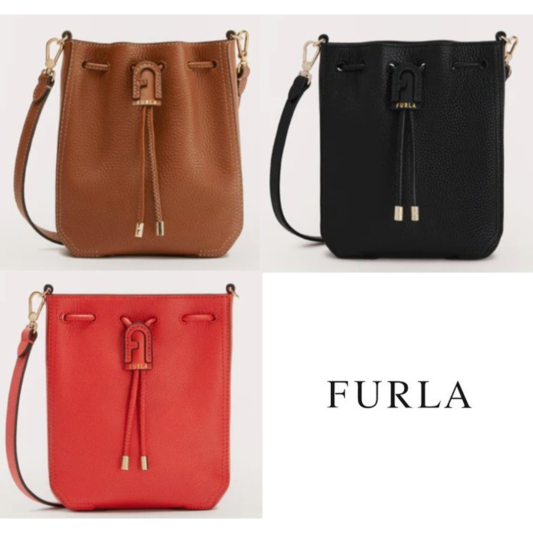 現行品　FURLA Atena Mini アテナ　ショルダーバッグ　ブラック