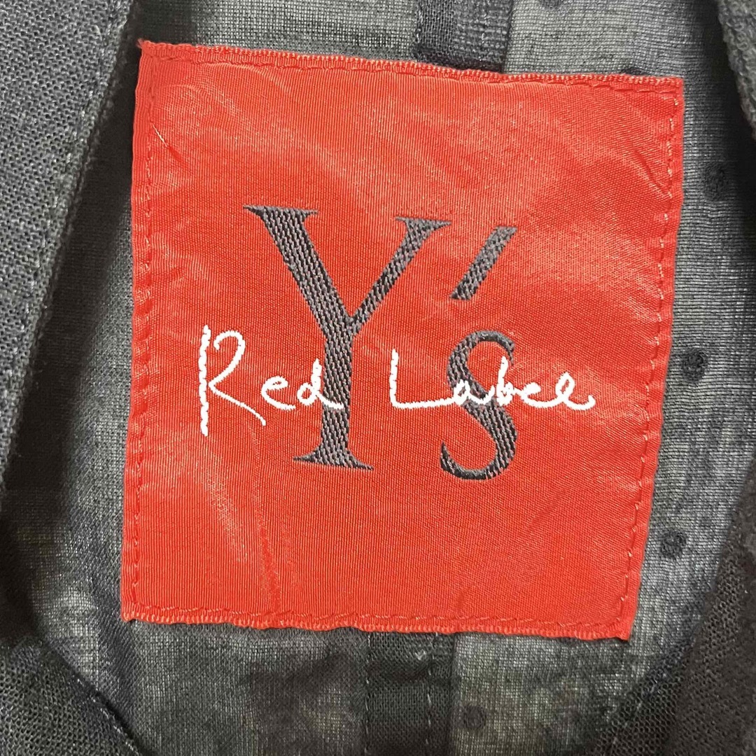 Y's(ワイズ)のY's Red Label ワイズレッドレーベル シアー 燕尾ドッドジャケット レディースのジャケット/アウター(テーラードジャケット)の商品写真