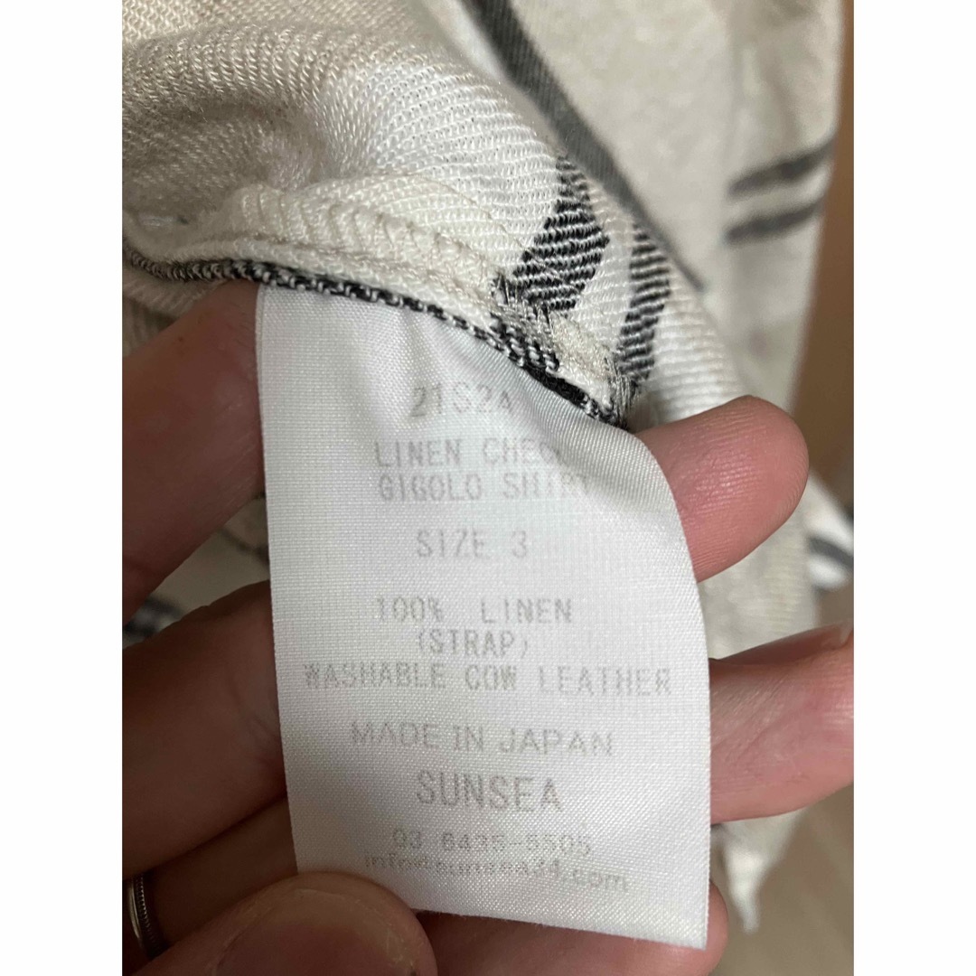 超特価激安 SUNSEA LITTLE RAIN SHIRT GIGOLO サイズ3サンシー シャツ ...