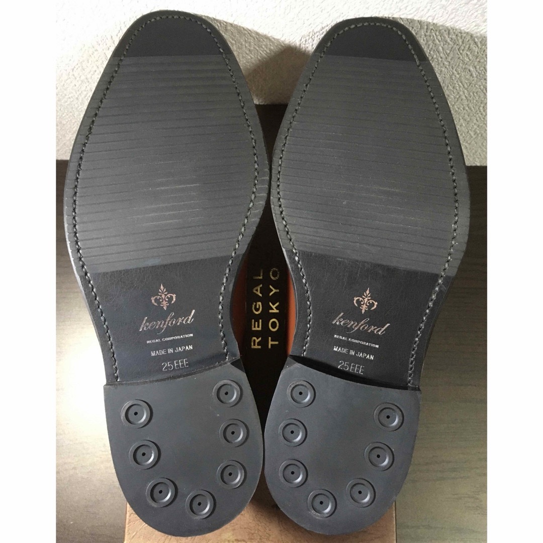 REGAL(リーガル)の新品未使用タグ付き革靴Kenford メンズ25EEE メンズの靴/シューズ(ドレス/ビジネス)の商品写真