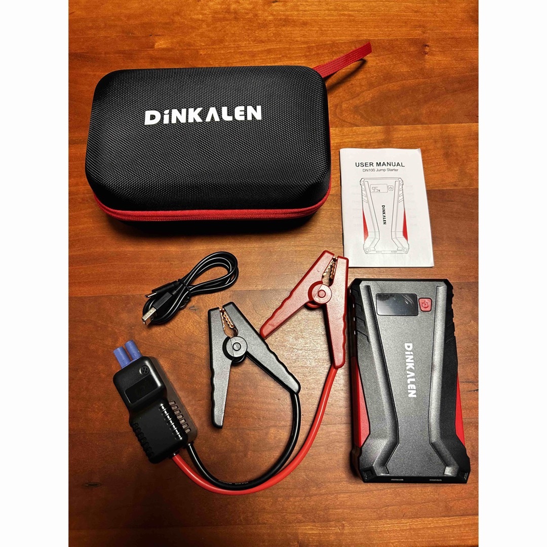 新品 DINKALEN ジャンプスターター バッテリーあがり モバイルバッテリー