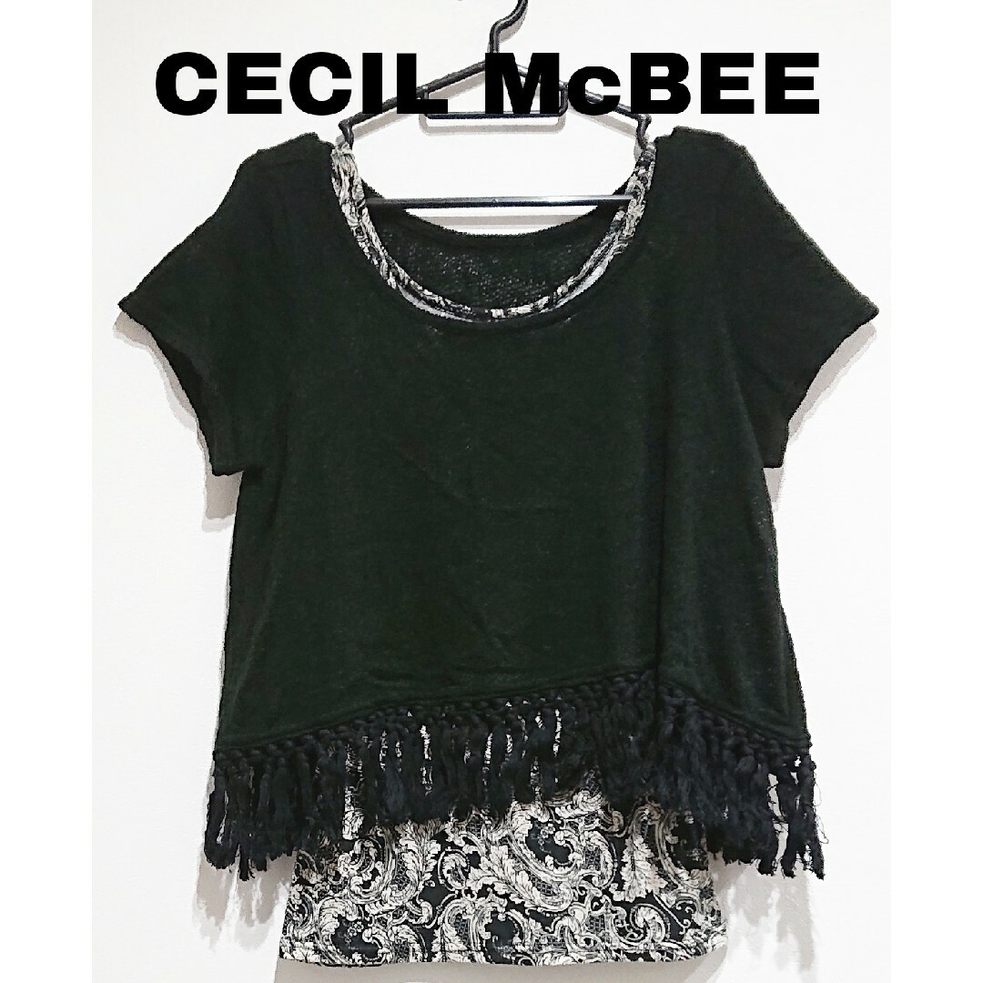 CECIL McBEE(セシルマクビー)のCECIL McBEE セシルマクビー アンサンブル Mサイズ半袖&タンクトップ レディースのトップス(アンサンブル)の商品写真