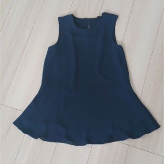 ユニクロ(UNIQLO)の【美品】ユニクロ　エアリータンクブラウス(シャツ/ブラウス(半袖/袖なし))