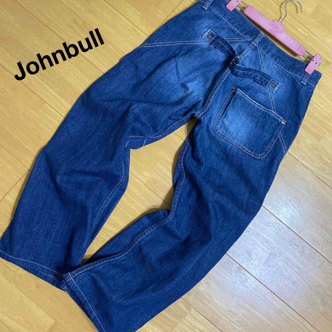 JOHNBULL(ジョンブル)のジョンブル Johnbull シンチバック デニム 日本製 レディースのパンツ(デニム/ジーンズ)の商品写真