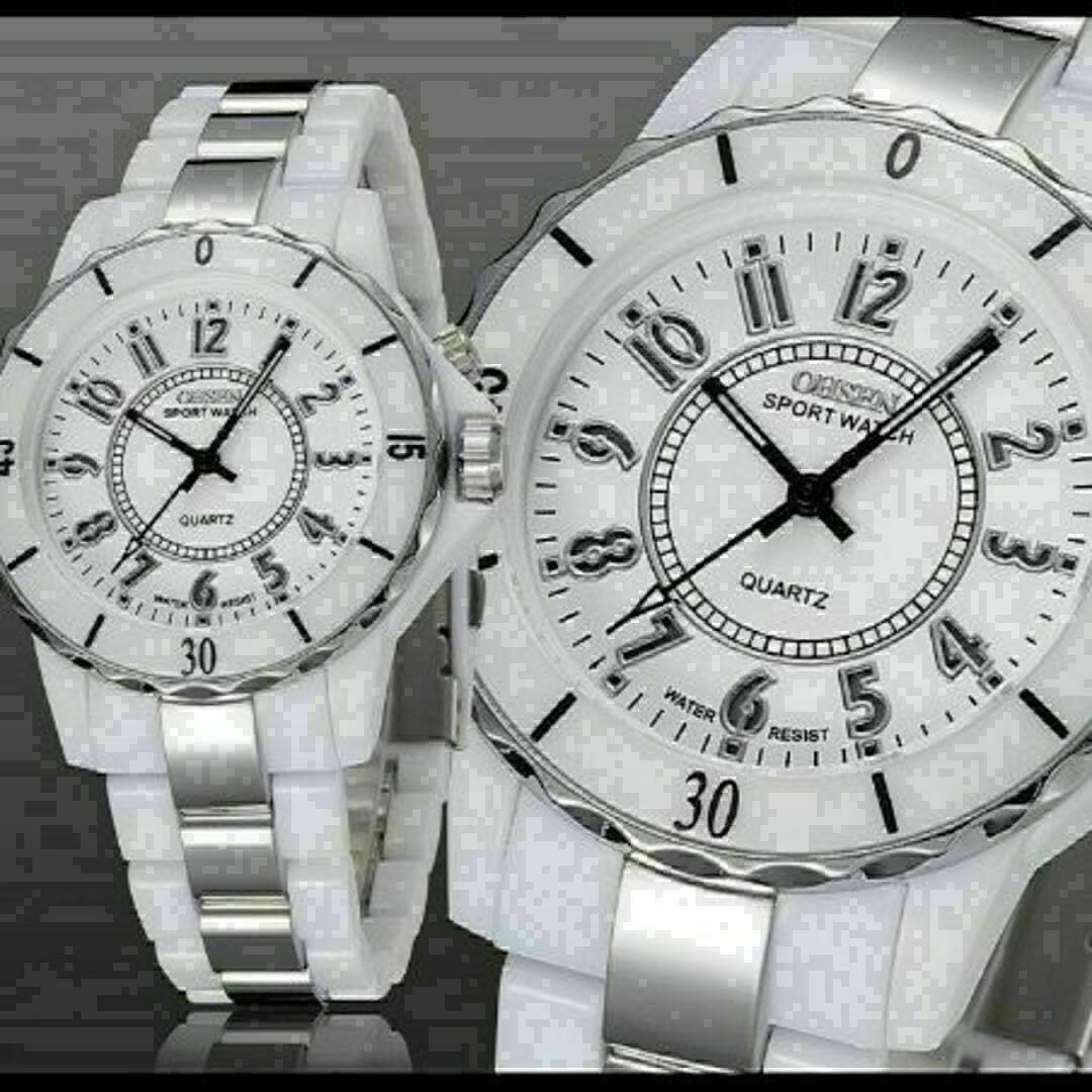 ♢超軽量♢(❁ᴗ͈ˬᴗ͈)◞新品♪OHSENデザイン腕時計 ブラック黒 腕時計(アナログ)