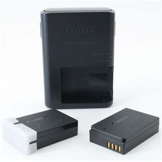 キヤノン(Canon)のCanon純正LC-E12充電器　LP-E12純正バッテリー2個セット(バッテリー/充電器)