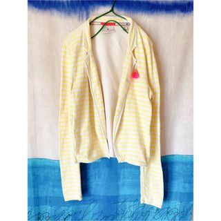 メゾンスコッチ(MAISON SCOTCH)のMAISON SCOTCH コットン ボーダー テーラード ジャケット(テーラードジャケット)