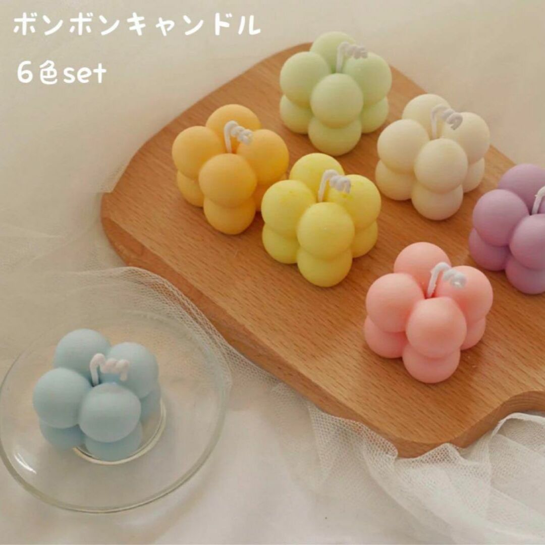 アロマ キャンドル かわいい 6個 セット おしゃれ リラックス効果 】の通販 by coco %|ラクマ