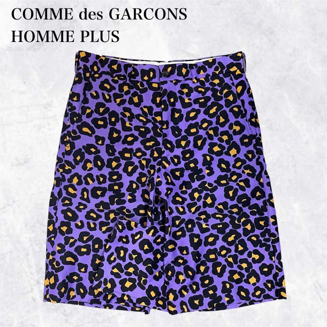 COMME des GARCONS HOMME PLUS(コムデギャルソンオムプリュス)の【希少】コムデギャルソンオムプリュス 20AW レオパード ボンテージパンツ S メンズのパンツ(ショートパンツ)の商品写真
