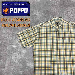 ポロラルフローレン(POLO RALPH LAUREN)のポロジーンズラルフローレン☆ポケットロゴタグ半袖パステル格子チェックシャツ(シャツ)